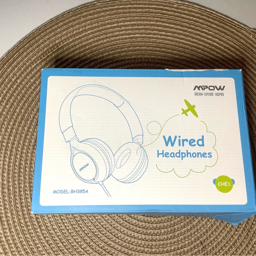 < NEW Mpow Wired Headphones >